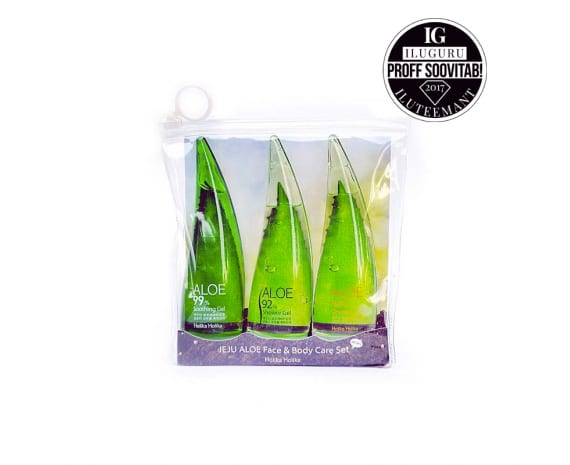 Набор универсальных средств для лица и тела Jeju Aloe Face And Bodycare Set