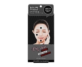 Точечные патчи для очищения пор Pig Nose Clear Strong Blackhead Spot Pore Strip (6 листов)