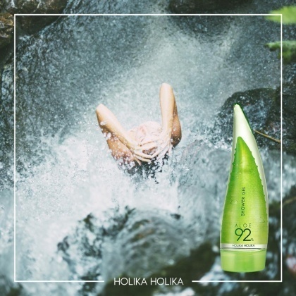 Гель для душа Aloe Clean Water Formula 92% Shower Gel 55ml (2607)
