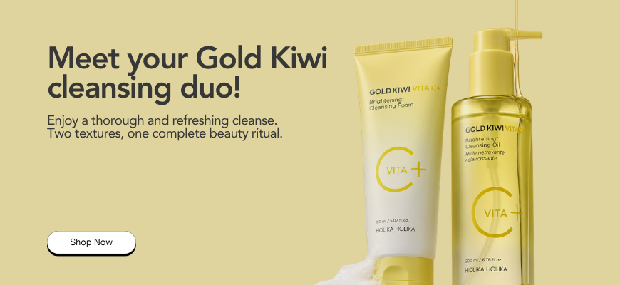 HOLIKA HOLIKA double cleansing duo Gold Kiwi